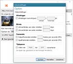 GemistDownloader-instellingenscherm